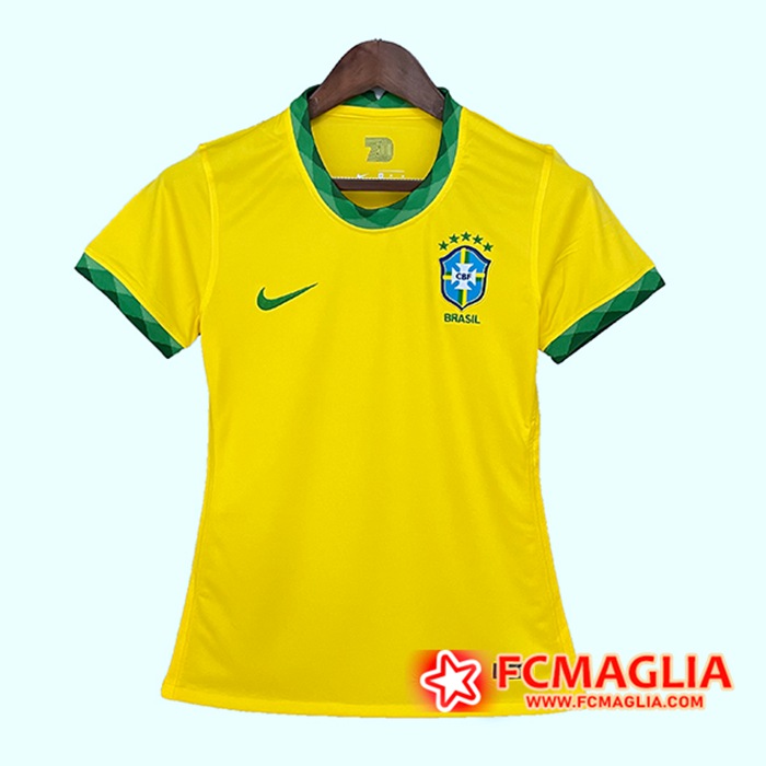 Maglie Calcio Brasile Donna Prima 2021/2022