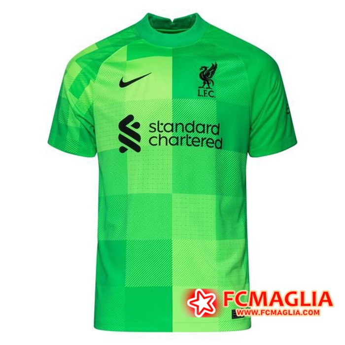 Maglie Calcio FC Liverpool Portiere Verde 2021/2022