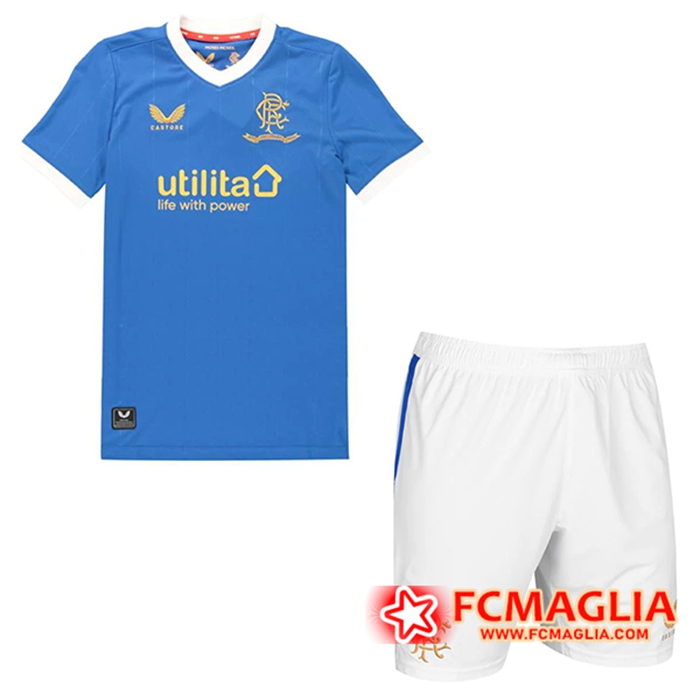 Maglie Calcio Rangers FC Bambino Prima 2021/2022