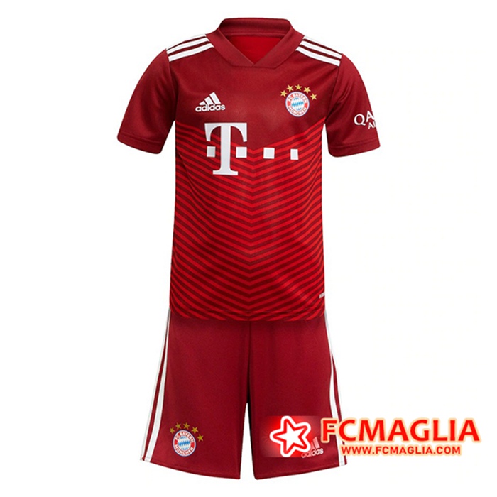 Maglie Calcio Bayern Monaco Bambino Prima 2021/2022