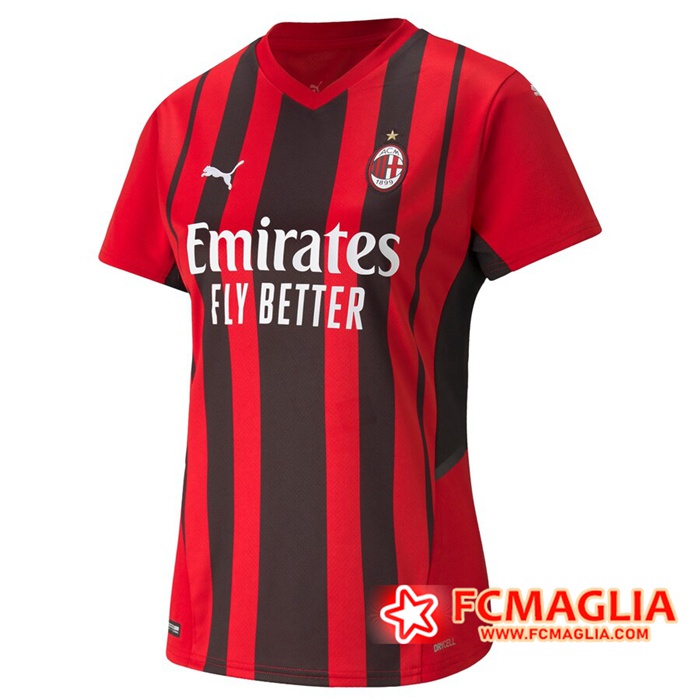 Maglie Calcio AC Milan Donna Prima 2021/2022