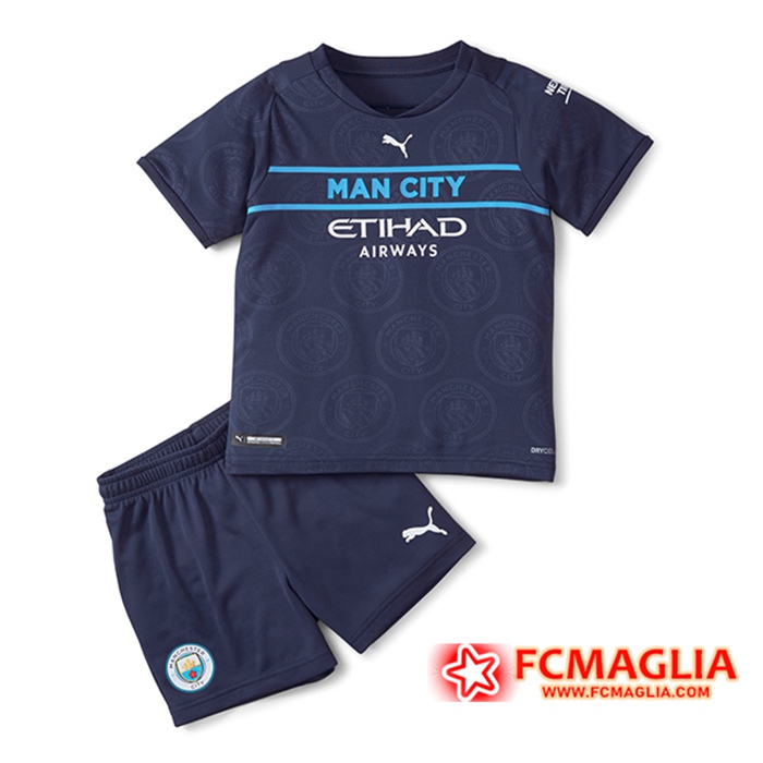 Maglie Calcio Manchester City Bambino Terza 2021/2022