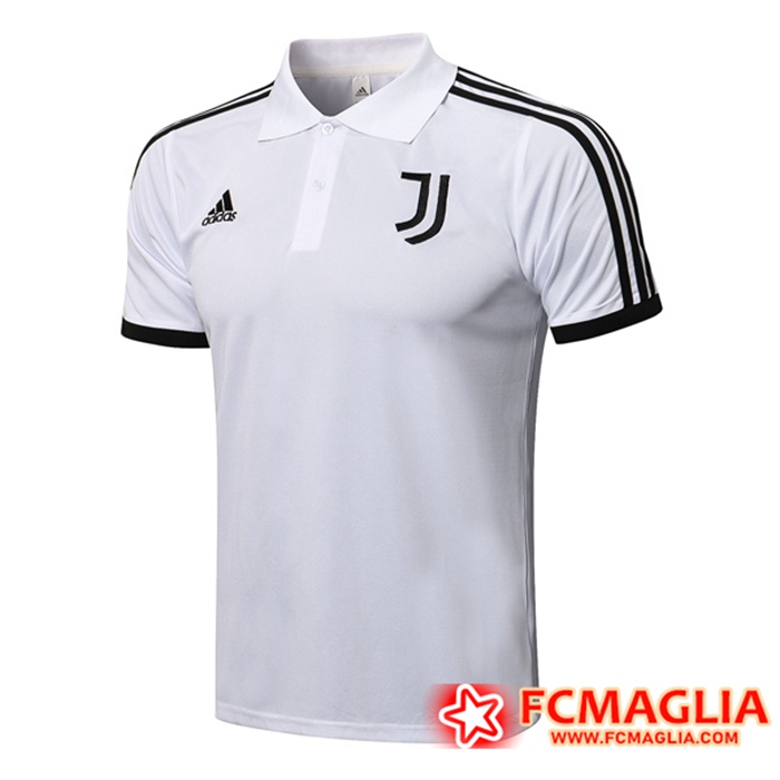 Maglia Polo Juventus Bianca 2021/2022
