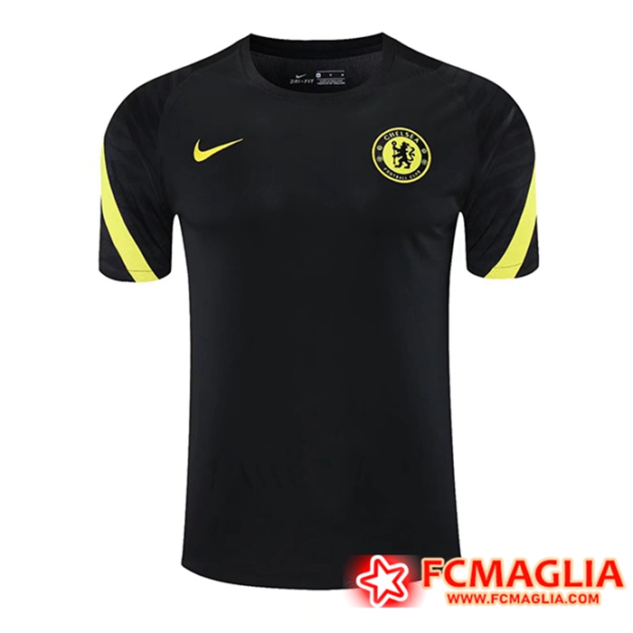 T Shirt Allenamento FC Chelsea Nero 2021/2022