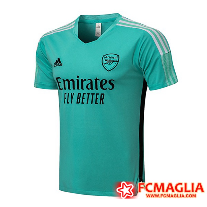 T Shirt Allenamento FC Arsenal Verde/Nero 2021/2022
