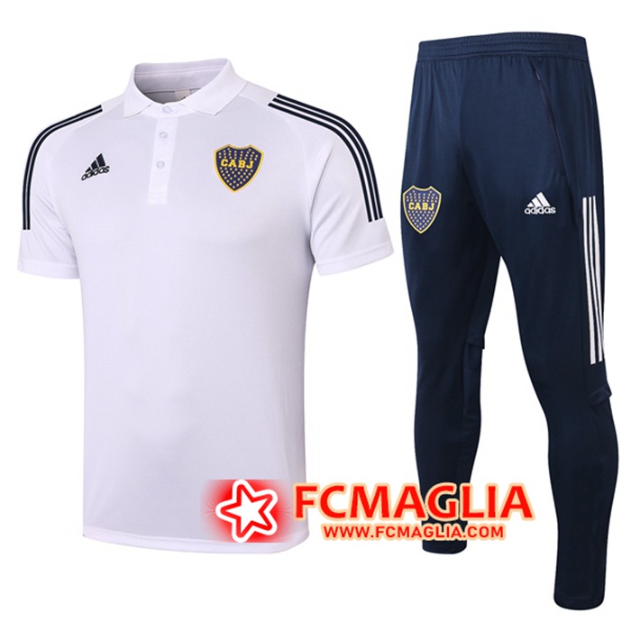 Crea La Tua Numeri Kit Maglia Polo Boca Juniors Pantaloni Blu ...