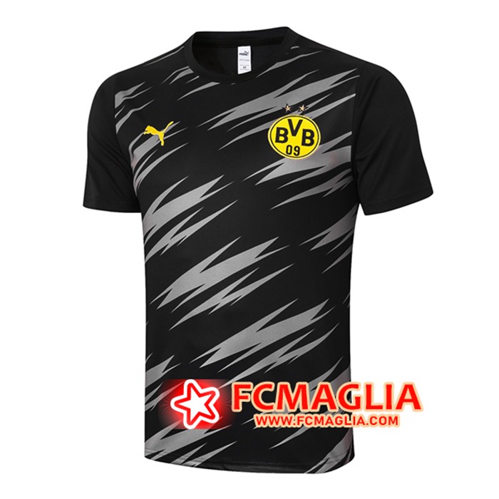 T Shirt Allenamento Dortmund BVB Nero 2020/2021