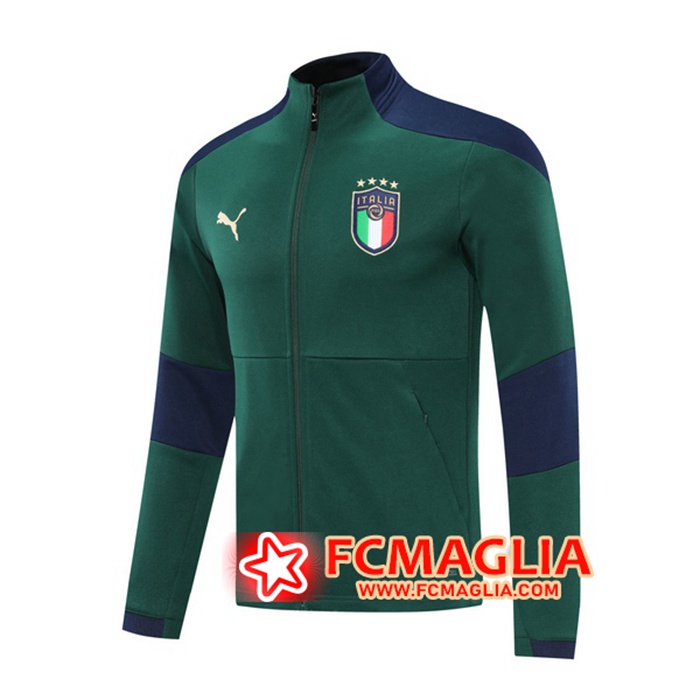 Giacca Calcio Italia Verde 2020/2021