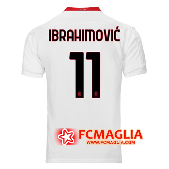 Maglia Calcio AC Milan (IBRAHIMOVIC 11) Seconda 2020/2021