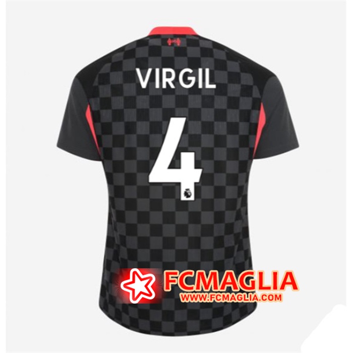 Maglia Calcio FC Liverpool (VIRGIL 4) Terza 2020/2021