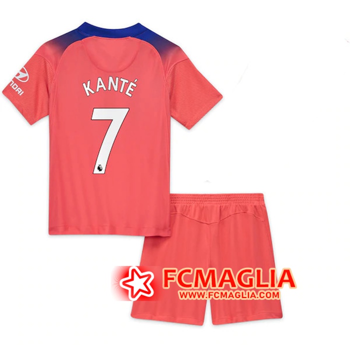 Maglia Calcio FC Chelsea (Kanté 7) Bambinos Terza 2020/2021