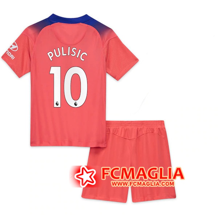 Maglia Calcio FC Chelsea (Pulisic 22) Bambino Prima 2020/21 ...