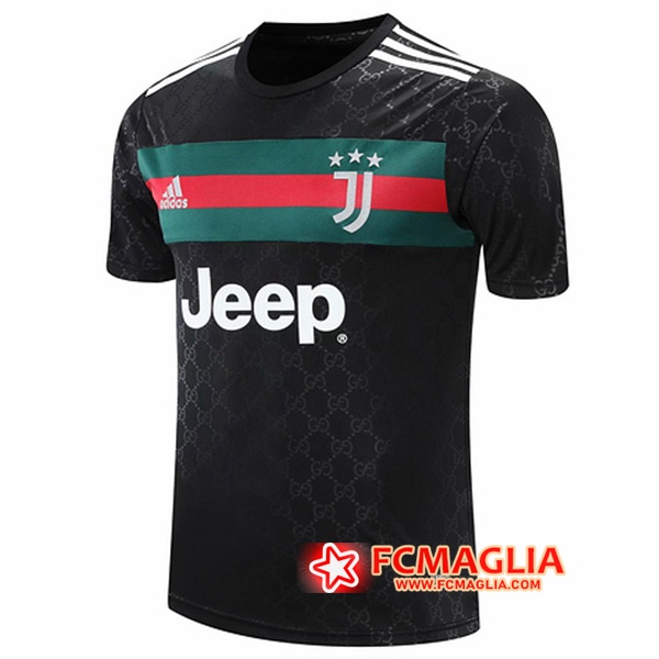 T Shirt Allenamento Juventus Nero/Verde 2020/2021