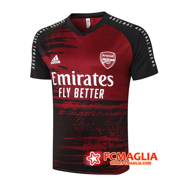 T Shirt Allenamento Arsenal Rosso 2020/2021