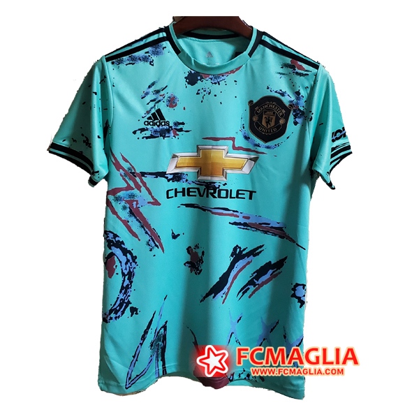 T Shirt Allenamento Manchester United Verde 2020/2021