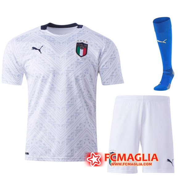 Kit Maglia Calcio Italia Seconda (Pantaloncini+Calzettoni) 2020/2021