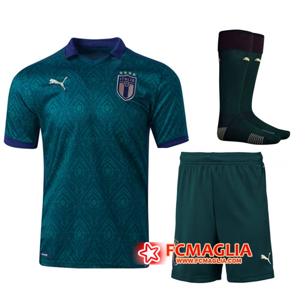 Kit Maglia Calcio Italia Terza (Pantaloncini+Calzettoni) 2020/2021