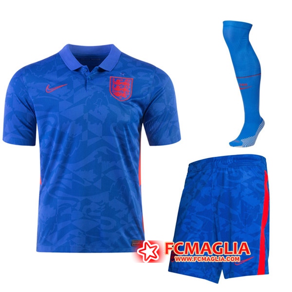 Kit Maglia Calcio Inghilterra Seconda (Pantaloncini+Calzettoni) 2020/2021