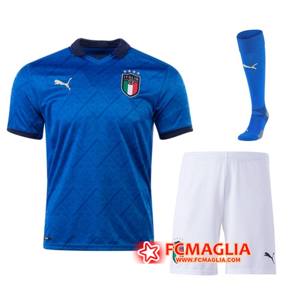 Kit Maglia Calcio Italia Prima (Pantaloncini+Calzettoni) 2020/2021
