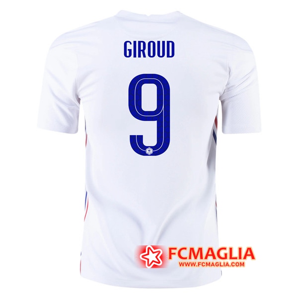 Maglia Calcio Francia (Giroud 9) Seconda 2020/2021