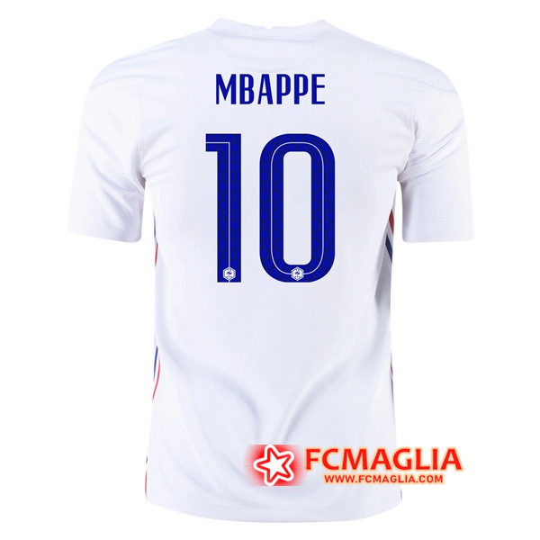 Maglia Calcio Francia (Mbappe 10) Seconda 2020/2021
