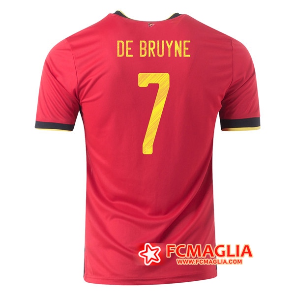 Maglia Calcio Belgio (DE bruyne 7) Prima 2020/2021