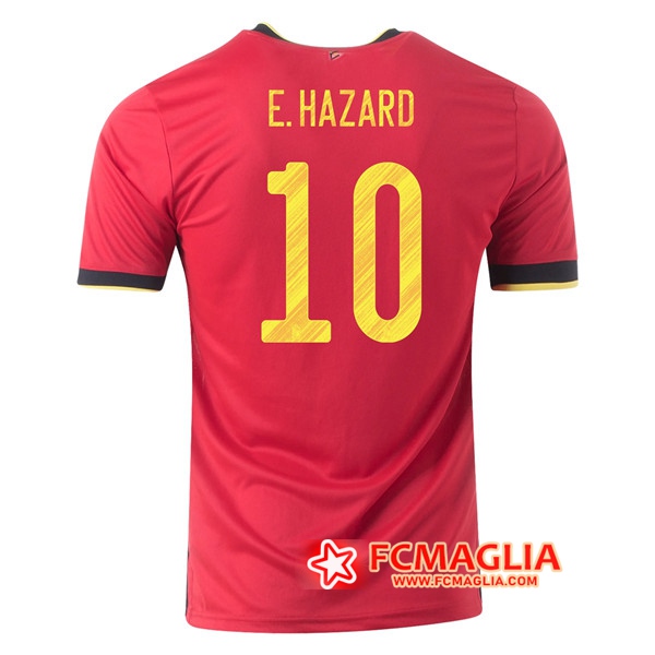 Maglia Calcio Belgio (E.Hazaro 10) Prima 2020/2021