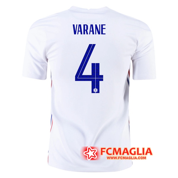 Maglia Calcio Francia (Varane 4) Seconda 2020/2021 | Venduto a ...
