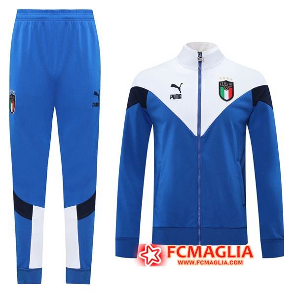 Tuta Allenamento Italia Blu 2020/2021 Giacca + Pantaloni