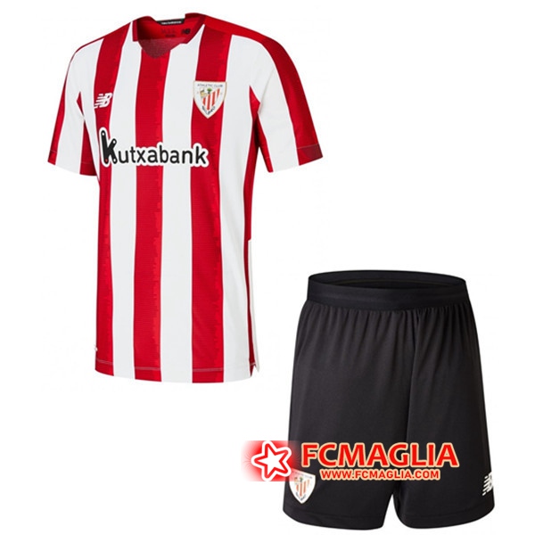 Maglia Calcio Athletic Bilbao Bambino Prima 2020/2021