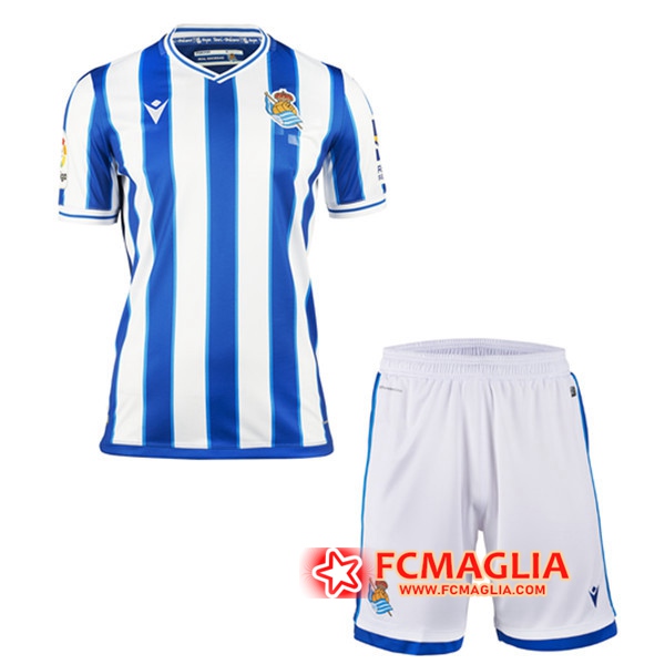 Maglia Calcio Real Sociedad Bambino Prima 2020/2021