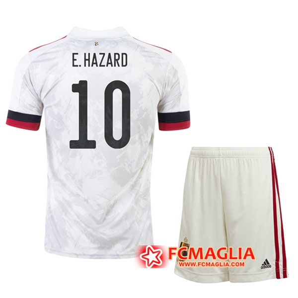 Maglia Calcio UEFA Euro 2020 Belgio (E.Hazaro 10) Bambino Seconda