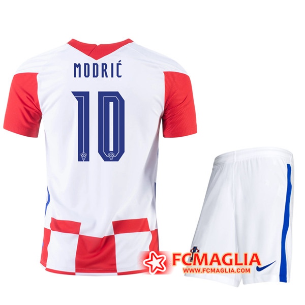 Maglia Calcio UEFA Euro 2020 Croazia (RAKITIC 7) Bambino Prima