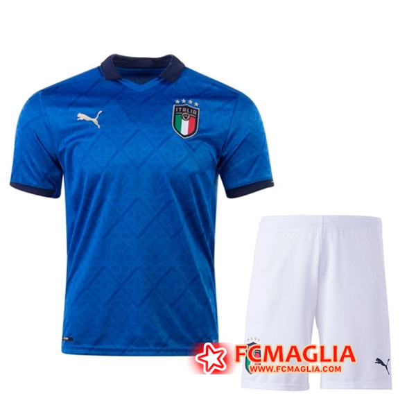Kit Maglia Calcio Italia Prima + Pantaloncini 2020/2021