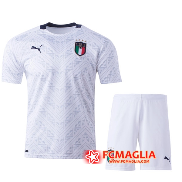 Kit Maglia Calcio Italia Seconda + Pantaloncini 2020/2021