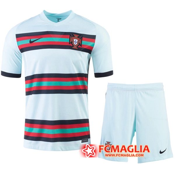 Kit Maglia Calcio Portogallo Seconda + Pantaloncini 2020/2021
