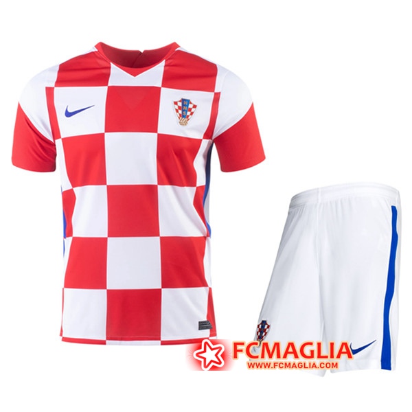 Kit Maglia Calcio Croazia Prima + Pantaloncini 2020/2021