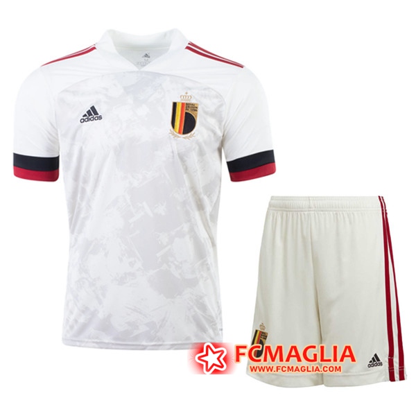 Kit Maglia Calcio Belgio Seconda + Pantaloncini 2020/2021