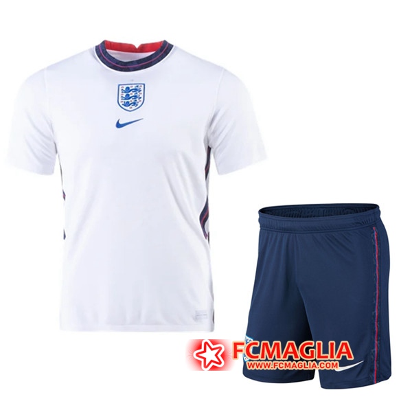 Kit Maglia Calcio Inghilterra Prima + Pantaloncini 2020/2021