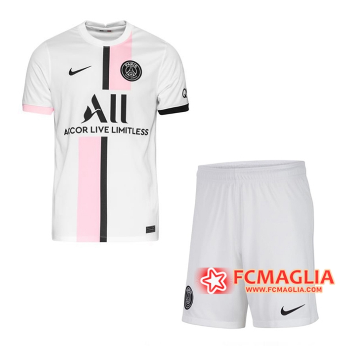 Kit Maglie Calcio Jordan PSG Seconda + Pantaloncini 2021/2022