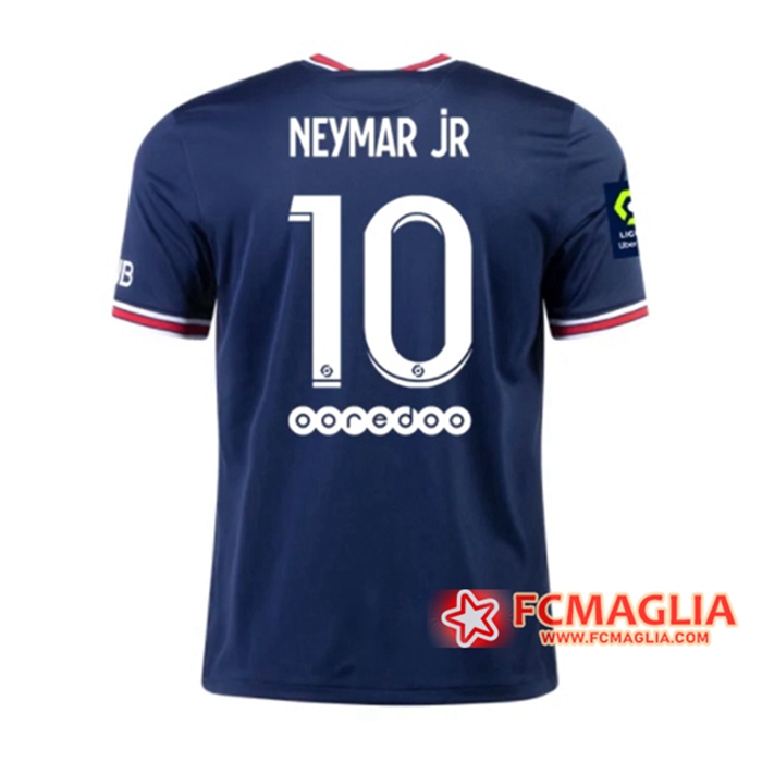 Maglie Calcio Jordan PSG (Neymar Jr 10) Prima 2021/2022