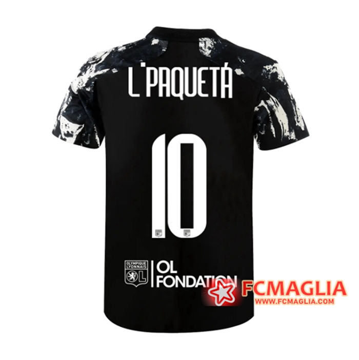 Maglie Calcio Lyon (L.PAQUEYA 10) Terza 2021/2022