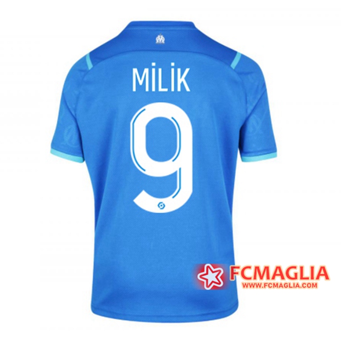 Maglie Calcio Marsiglia OM (MILIK 9) Terza 2021/2022