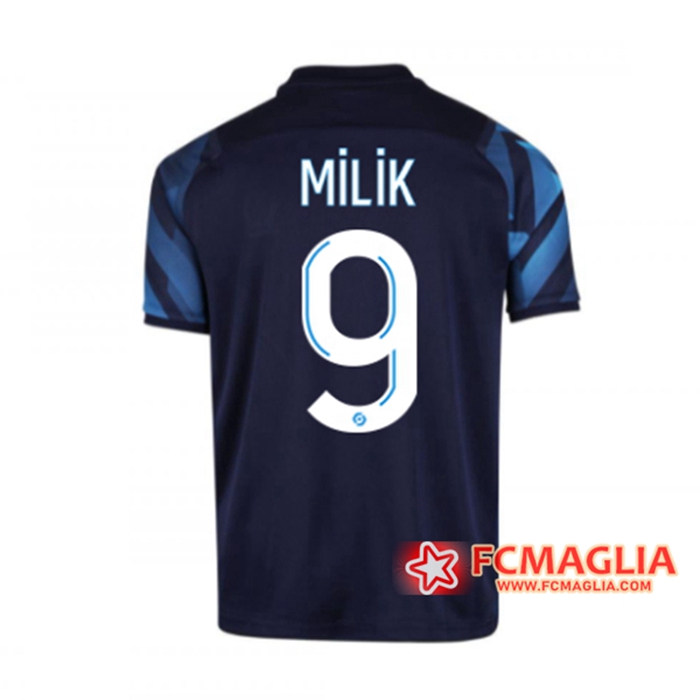 Maglie Calcio Marsiglia OM (MILIK 9) Seconda 2021/2022