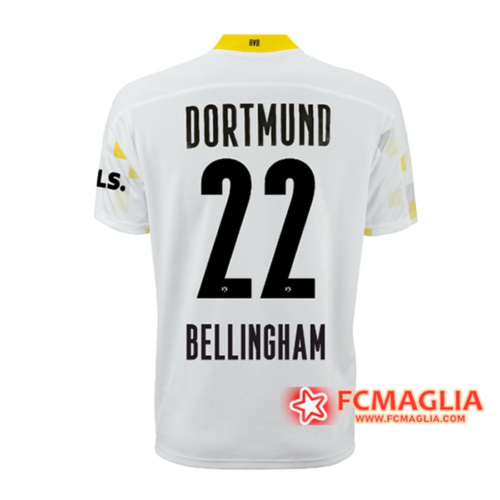 Maglie Calcio Dortmund BVB (Bellingham 22) Terza 2021/2022