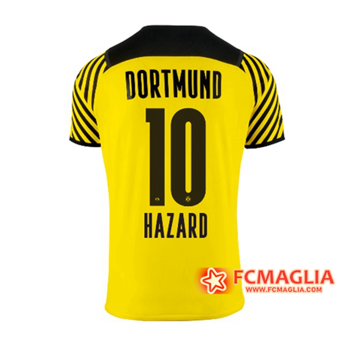 Maglie Calcio Dortmund BVB (Hazard 10) Prima 2021/2022