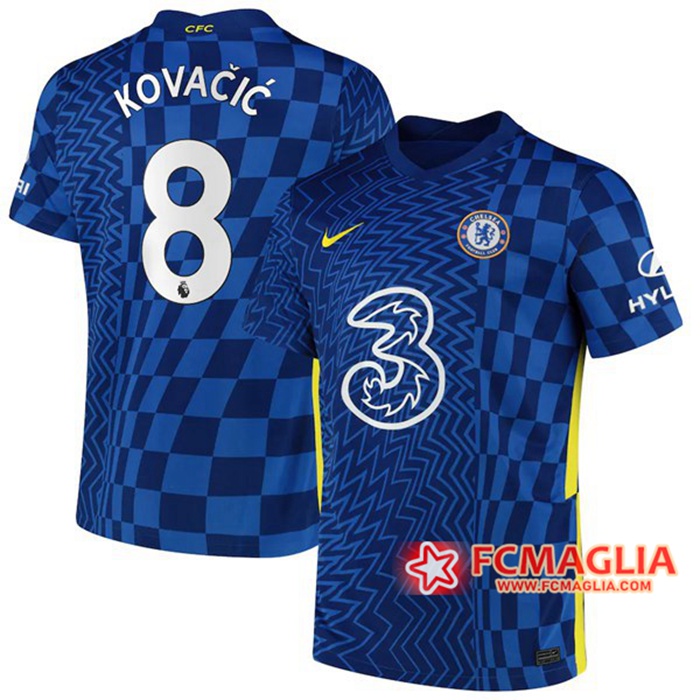 Maglie Calcio FC Chelsea (Kovacic 8) Prima 2021/2022