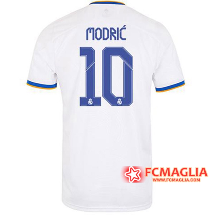 Maglie Calcio Real Madrid (Modric 10) Prima 2021/2022