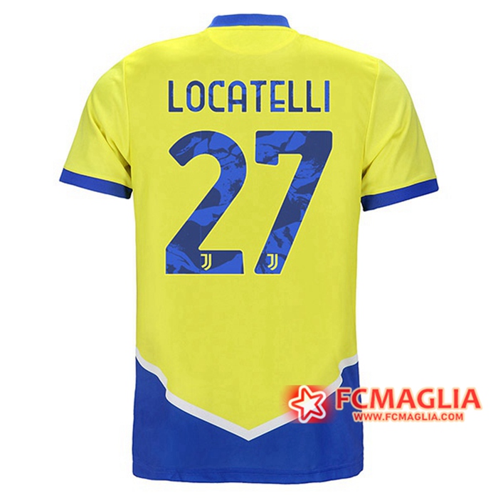 Maglie Calcio Juventus (LOCATELLI 27) Terza 2021/2022