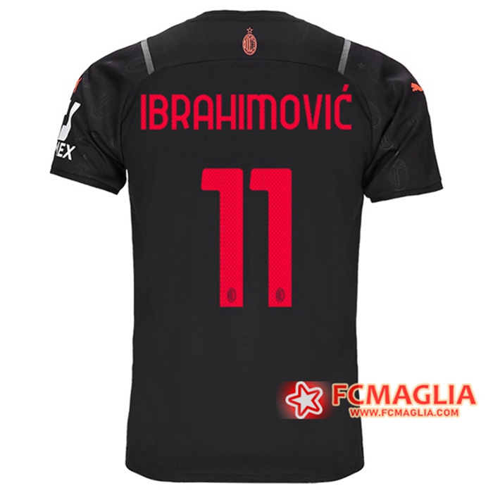 Maglie Calcio AC Milan (IBRAHIMOVIC 11) Terza 2021/2022